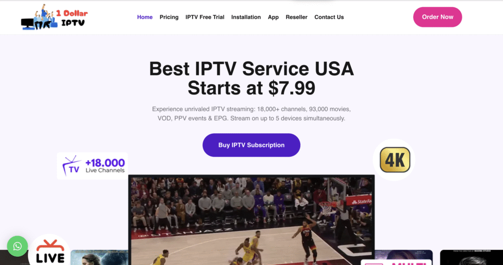 1 dollar iptv