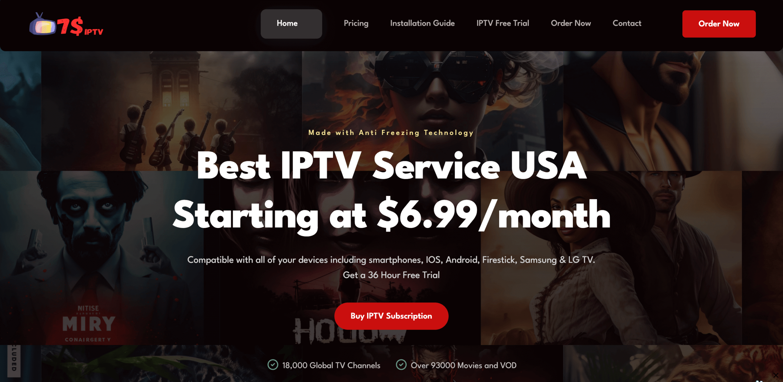 7 Dollar IPTV FREE TRIAL